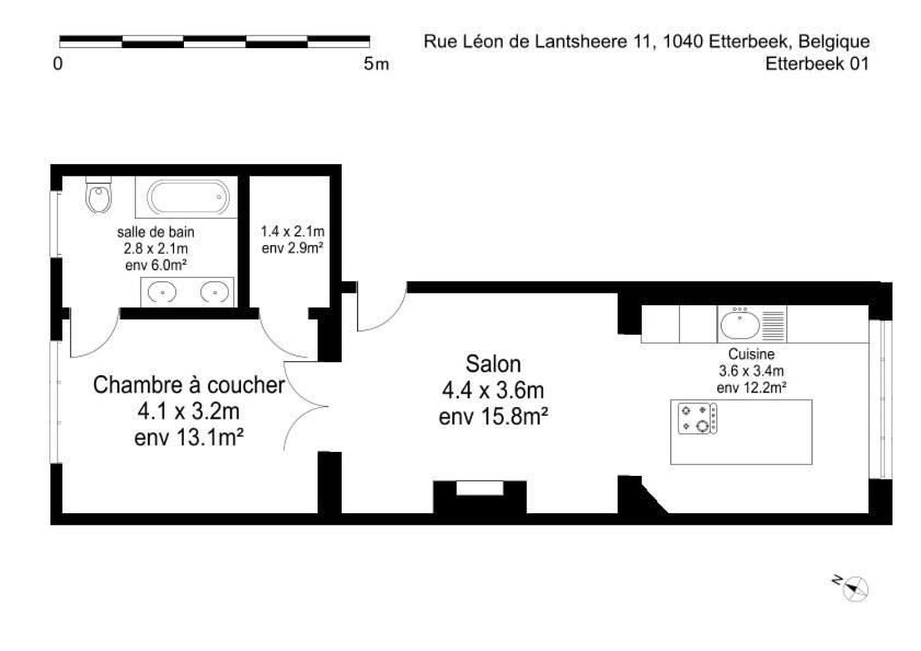 Apartment In Brussels, Lantsheere By Homenhancement Sa Luaran gambar