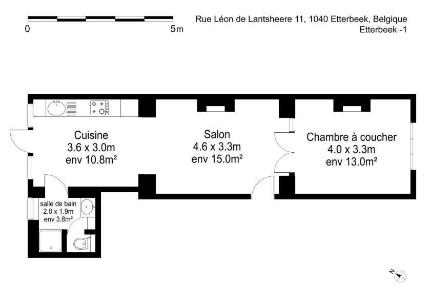Apartment In Brussels, Lantsheere By Homenhancement Sa Luaran gambar